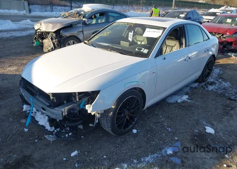 2018 Audi A4 2.0T Premium/2.0T Tech Premium from USA, damaged, VIN WAUENAF46JA058226